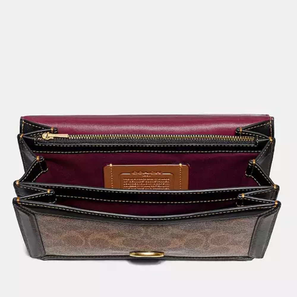 Coach Signature Riley Top Handle - Picture 9 of 15